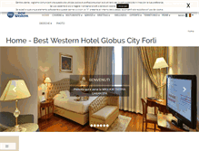 Tablet Screenshot of hotelglobuscity.com